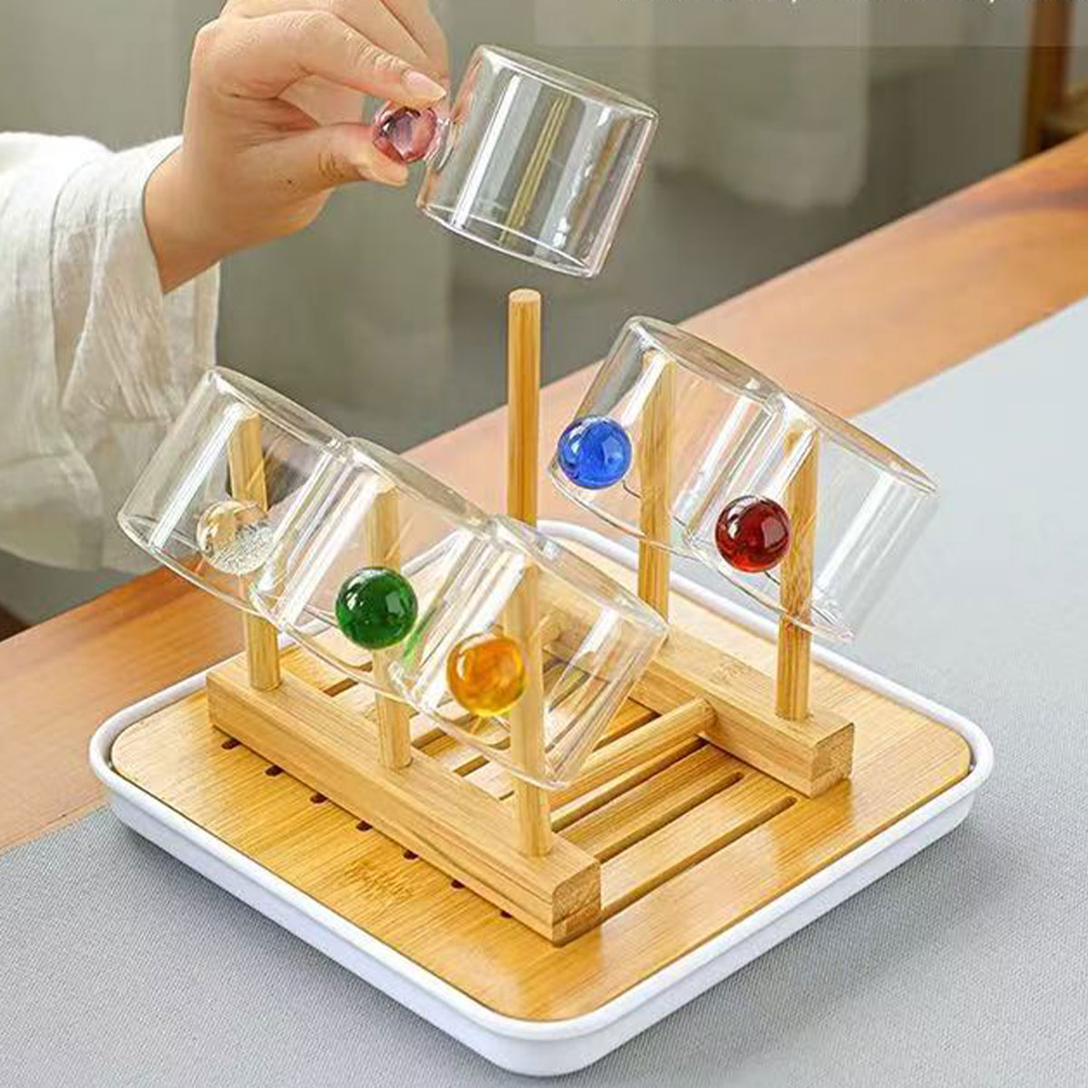 Highball Glass Set - Tasses à lait en verre coloré