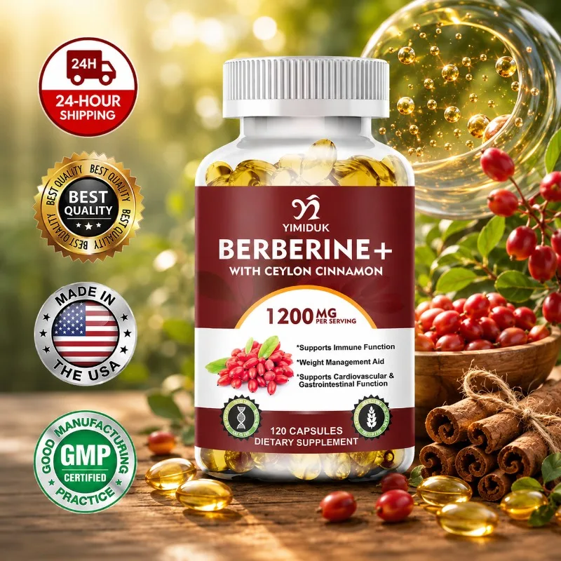 Bitters Bottle Set - Capsules de berbérine à haute puissance,