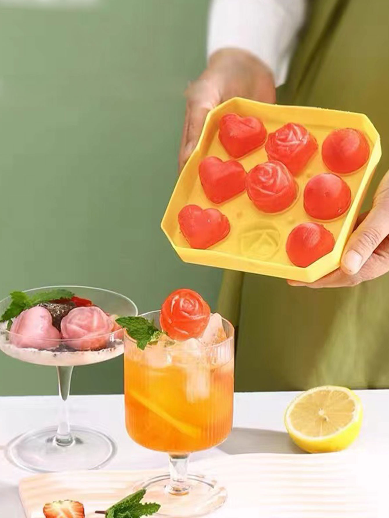 Moule à glaçons Rose, plateau  - Ice Mold Sphere avis et prix