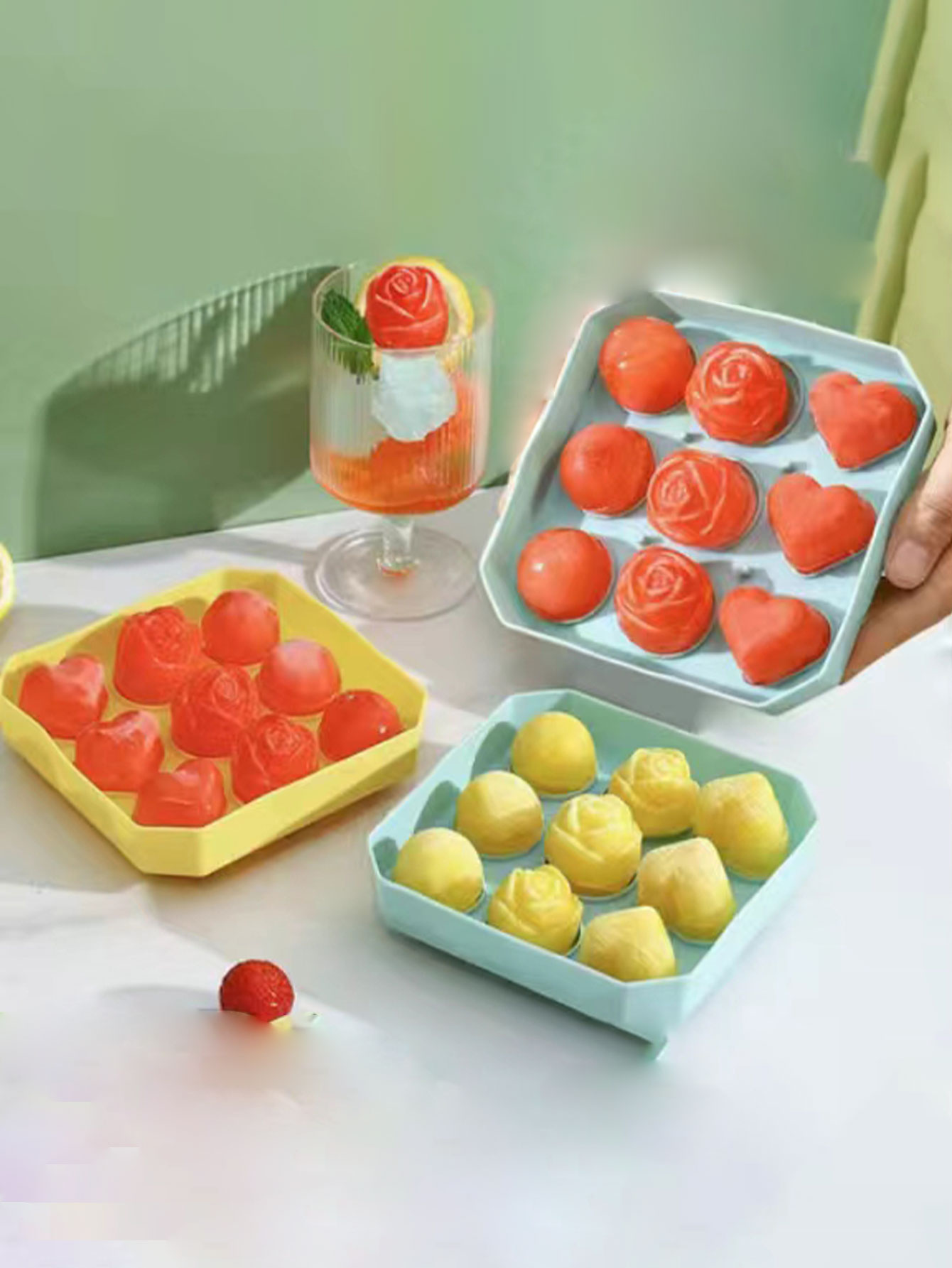 Moule à glaçons Rose, plateau  - Ice Mold Sphere avis et prix