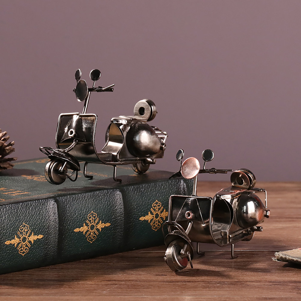 Sculpture de moto en fer de st - Home Bar Shelf avis et prix