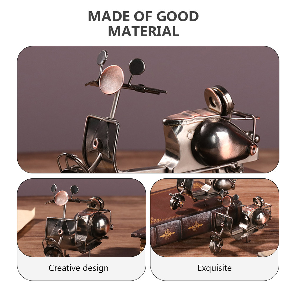 Sculpture de moto en fer de st - Home Bar Shelf avis et prix
