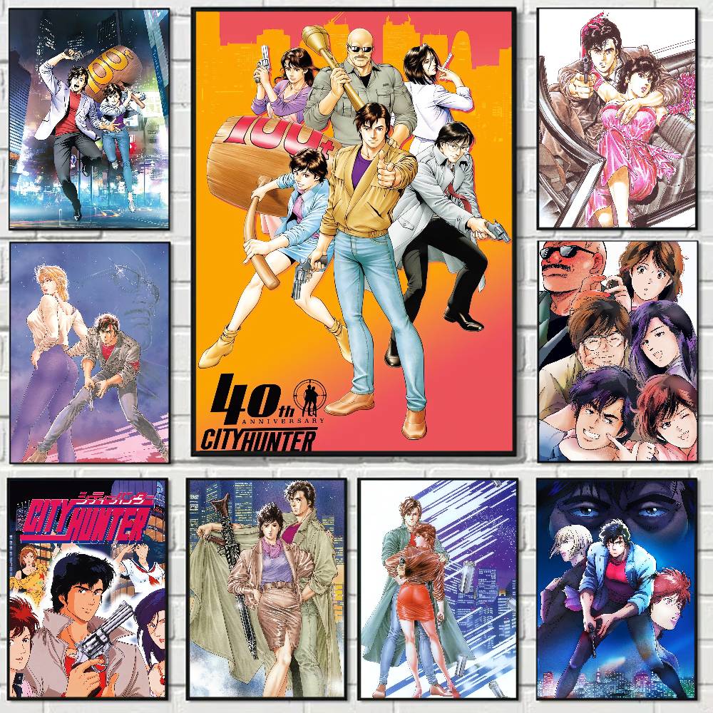 Affiche murale Anime City Hunt - Home Bar And Theater avis et prix
