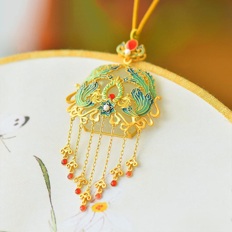 Collier à pampilles Phoenix To - Bar Cart Gold avis et prix