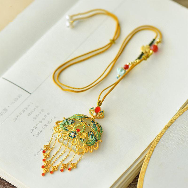 Collier à pampilles Phoenix To - Bar Cart Gold avis et prix