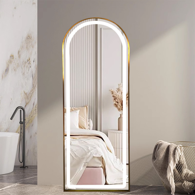Miroir sur pied avec bande lum - Home Barber avis et prix