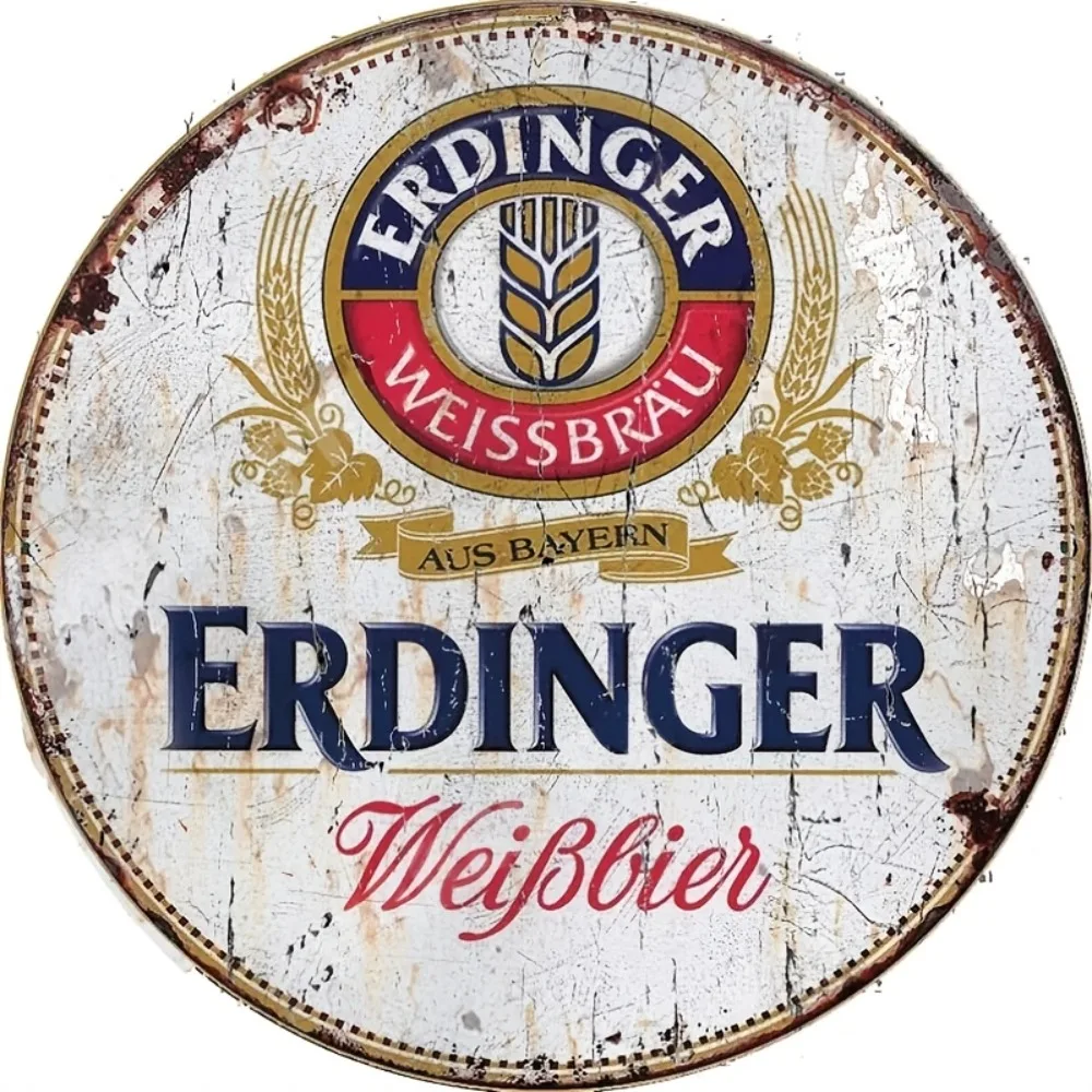 Erdinger Beer – panneau rond V - Home Bar Accessories avis et prix