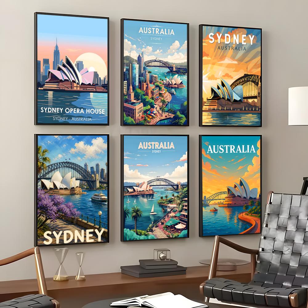 Affiche d'art de voyage Art Sy - Home Bar Sydney avis et prix