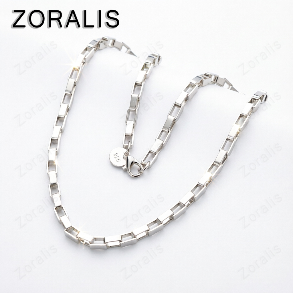Collier chaîne à maillons rect - Bar Cart Gold avis et prix