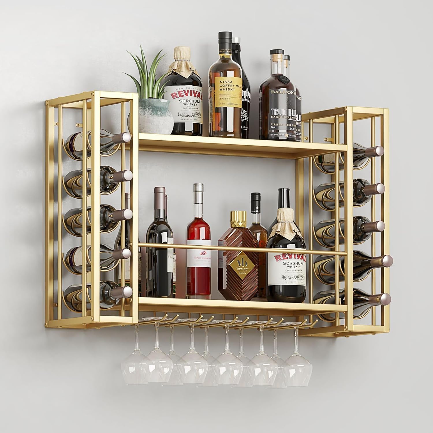 Porte-vin mural, porte-vin mur - Home Bar Shelf avis et prix